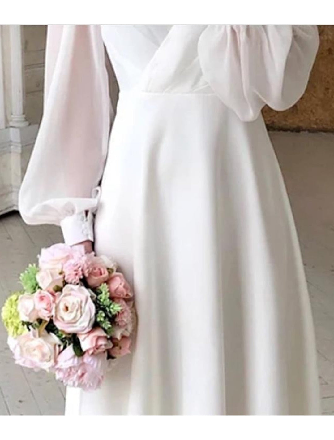 Adeline | Women's Elegant Wedding Guest Long Sleeve Dress Dresses — 3