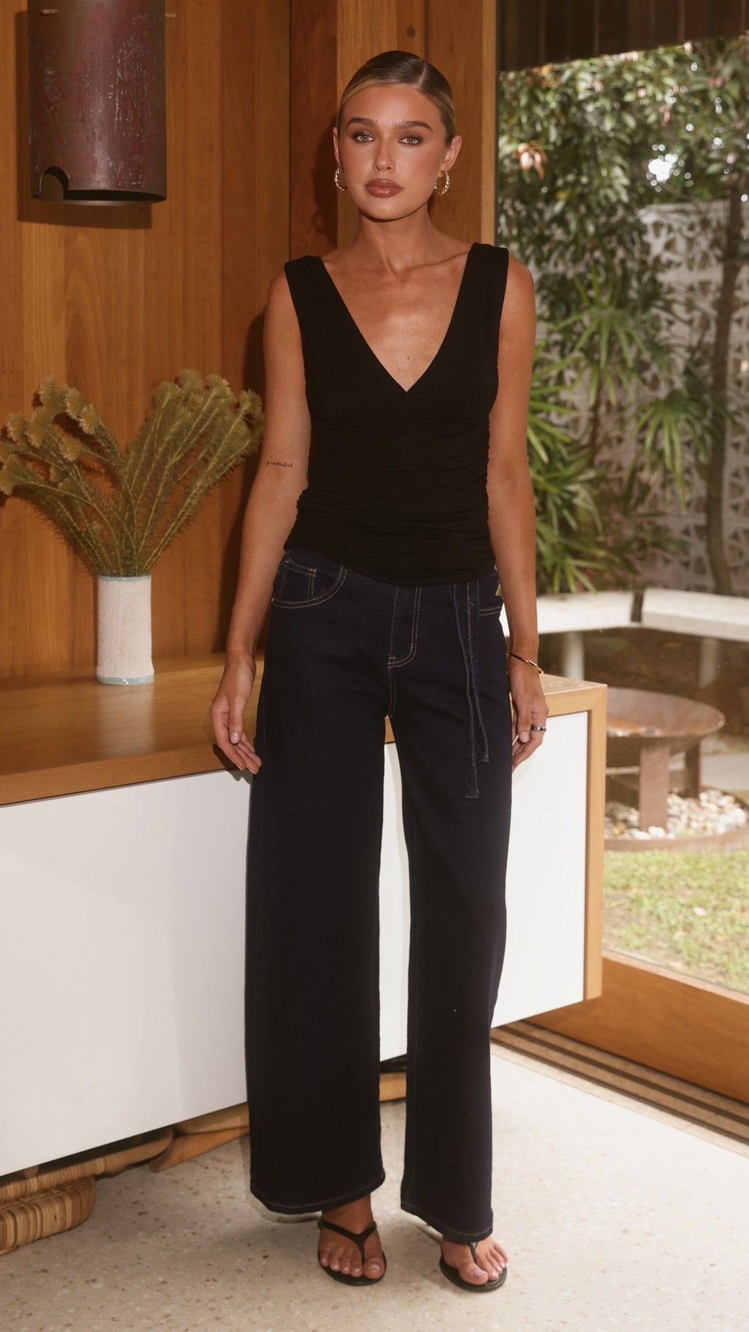 Anoukelle | Women's Jeans Wide Leg Everyday Wear