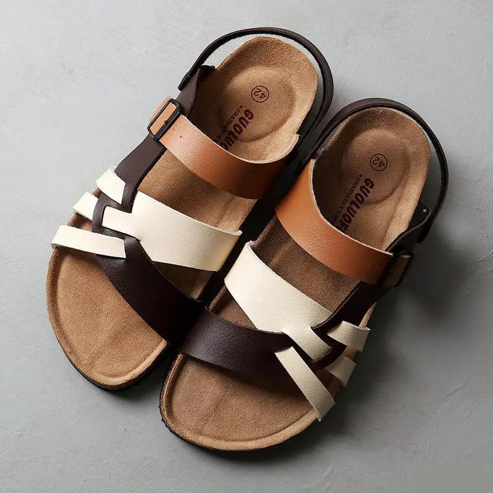 Bellise | Women's Comfortable Ortho Leather Sandals — 2