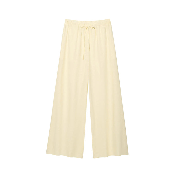 Dahlynn | Puff Sleeve Blouse & Wide Leg Pants Two-Piece Set