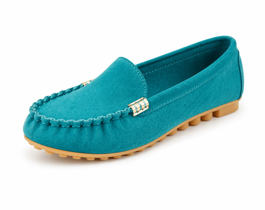 Ella | Women's Orthopedic Comfort loafer slip-on casual — Petrol