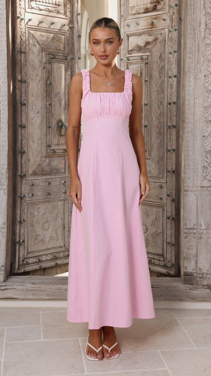 Fenanthe | Women's Dress Wedding Guest - Pink / Blue