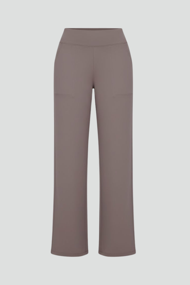 Florentina | Women's Wide-Leg Linen High Rise Wide Leg Trousers Pants — 1