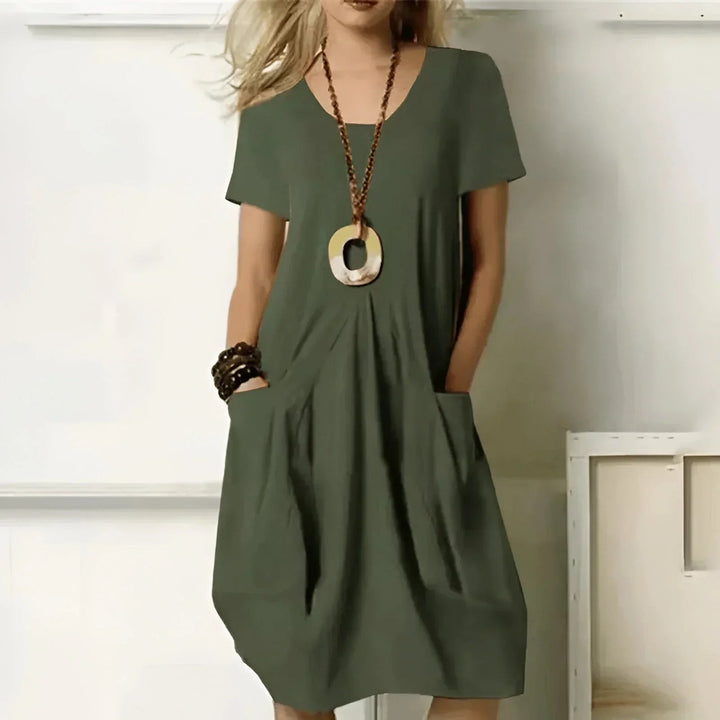 Hesperaine | Women's Elegant Midi Dress — 1