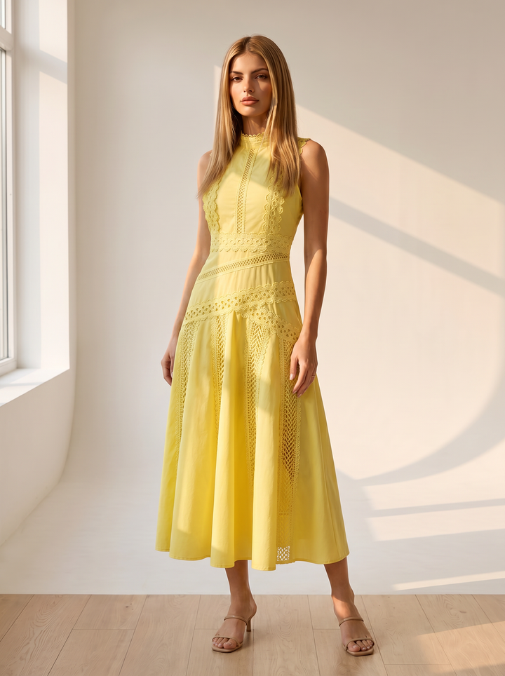 Charlotte | Flowy Midi Wedding Guest Dress