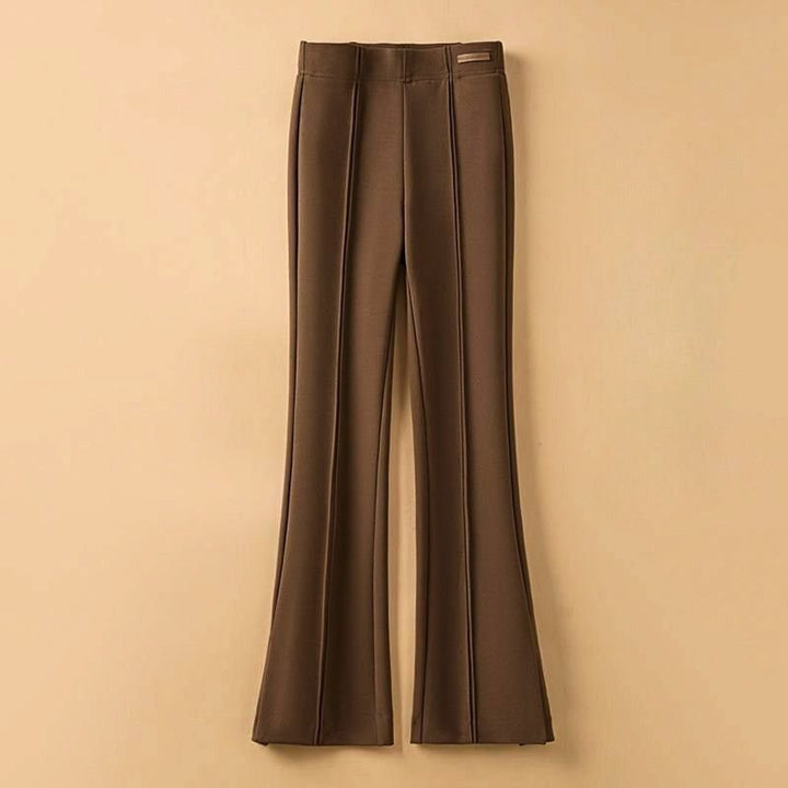 Isabeau | Women's Wide-Leg Linen Celeste Couture High-Waist Pants — 1
