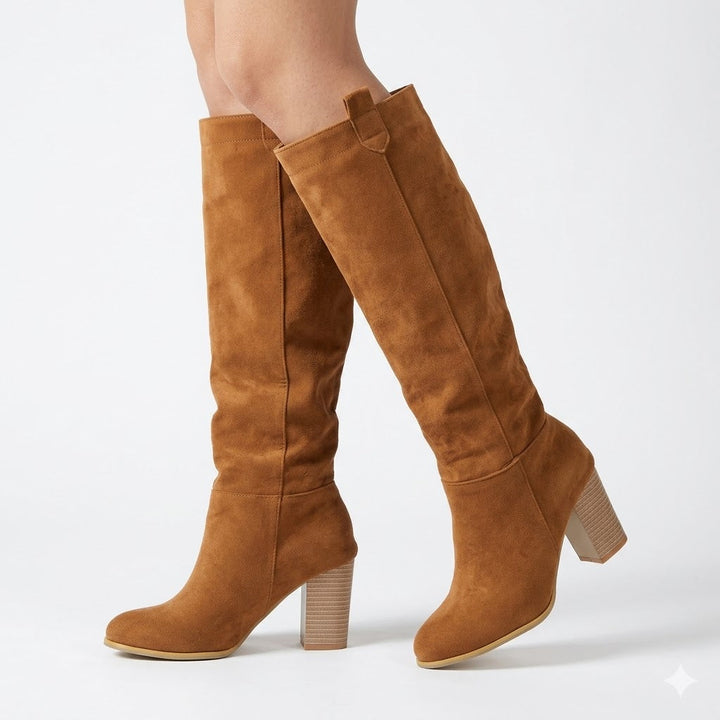 Josephina | Women's Western Style Luxe Knee-High Suede Boots For — 1