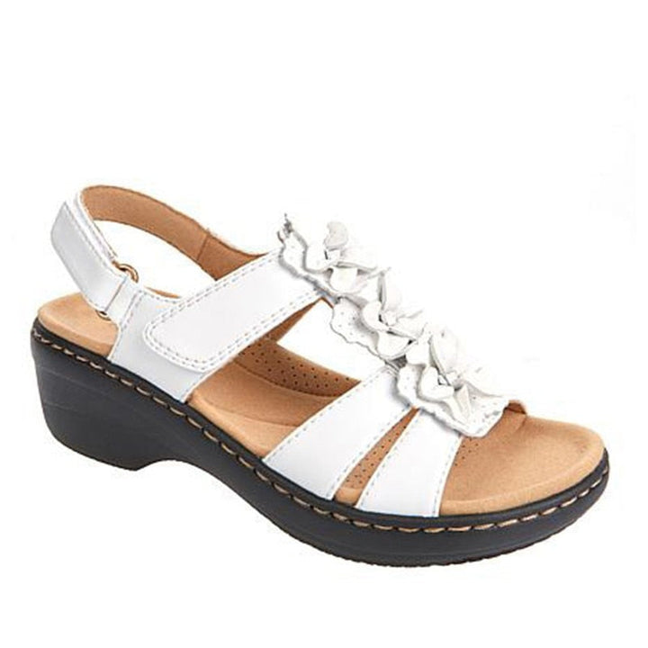Kairalise | Retro Roman-Style Wedge Sandals