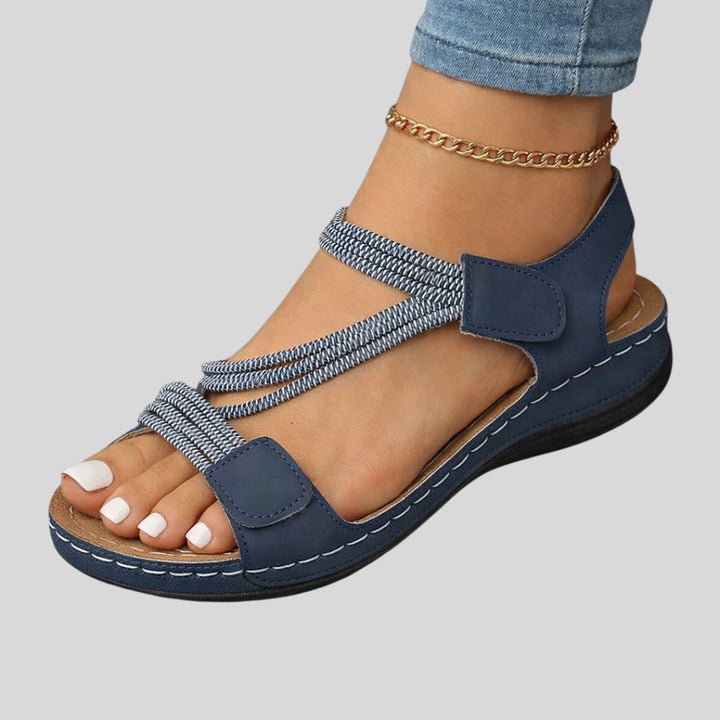 Laeldora | Women's Comfortable Strappy Cushioned Sandals — 1