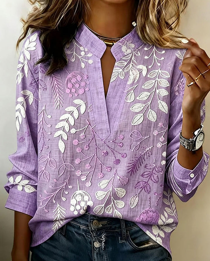 Lumibelle | Women's Relaxed Casual Soft-Touch Blouse — 1