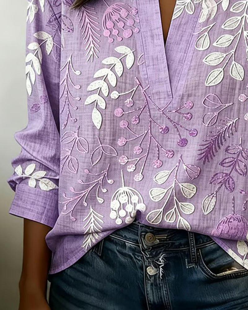 Lumibelle | Women's Relaxed Casual Soft-Touch Blouse — 2