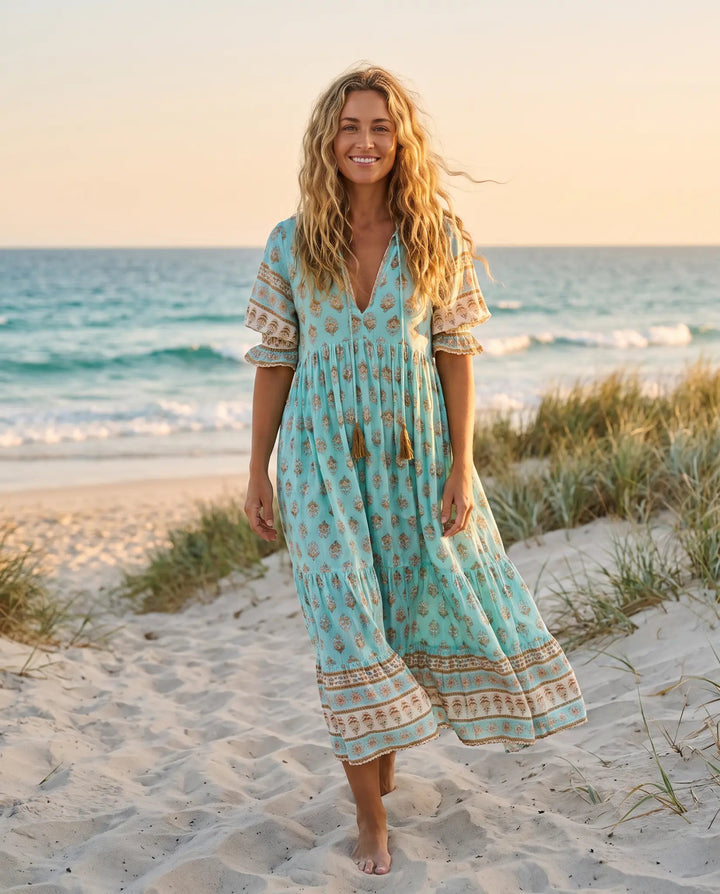 Marloisse | Women's Elegant Floral Maxi Dress — 1
