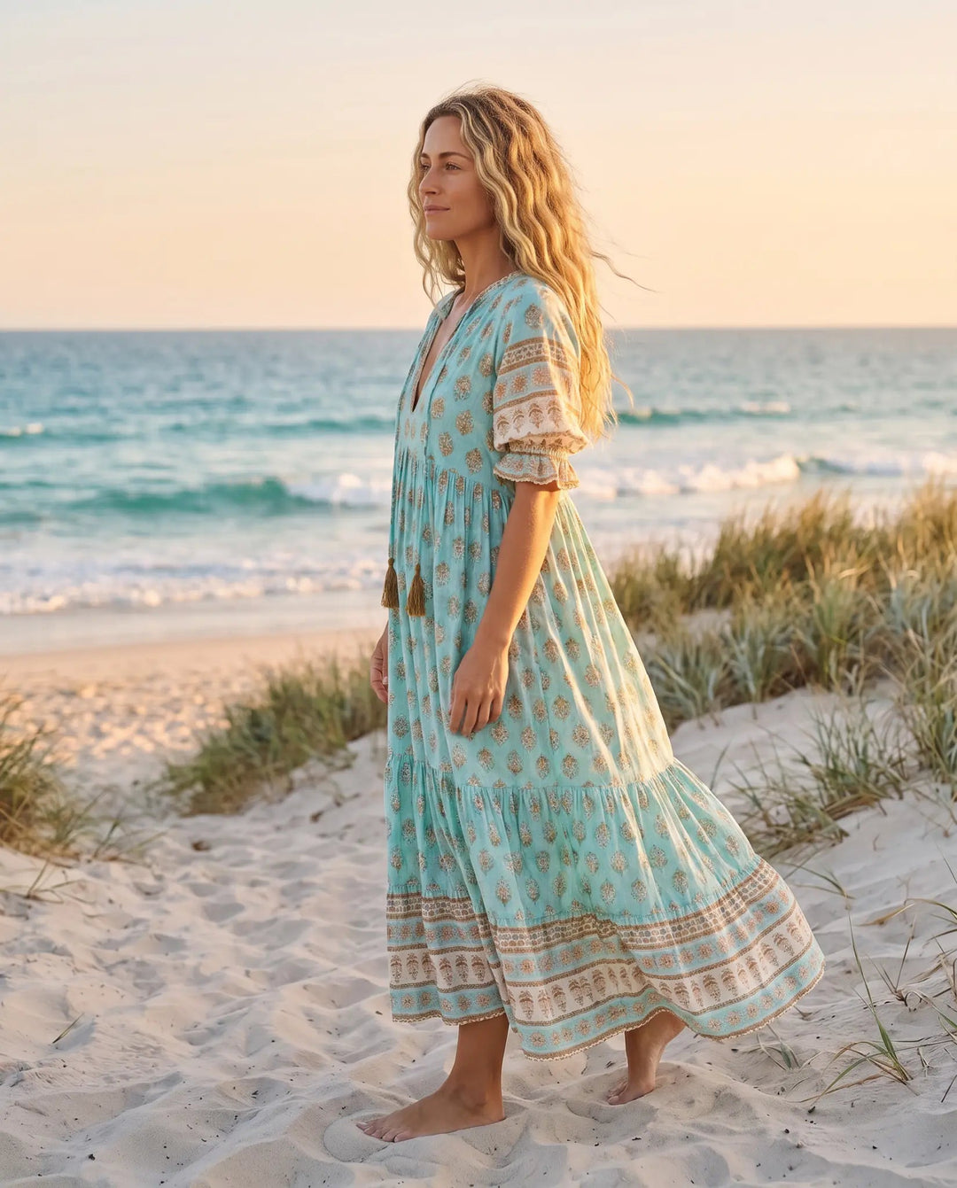 Marloisse | Women's Elegant Floral Maxi Dress — 2