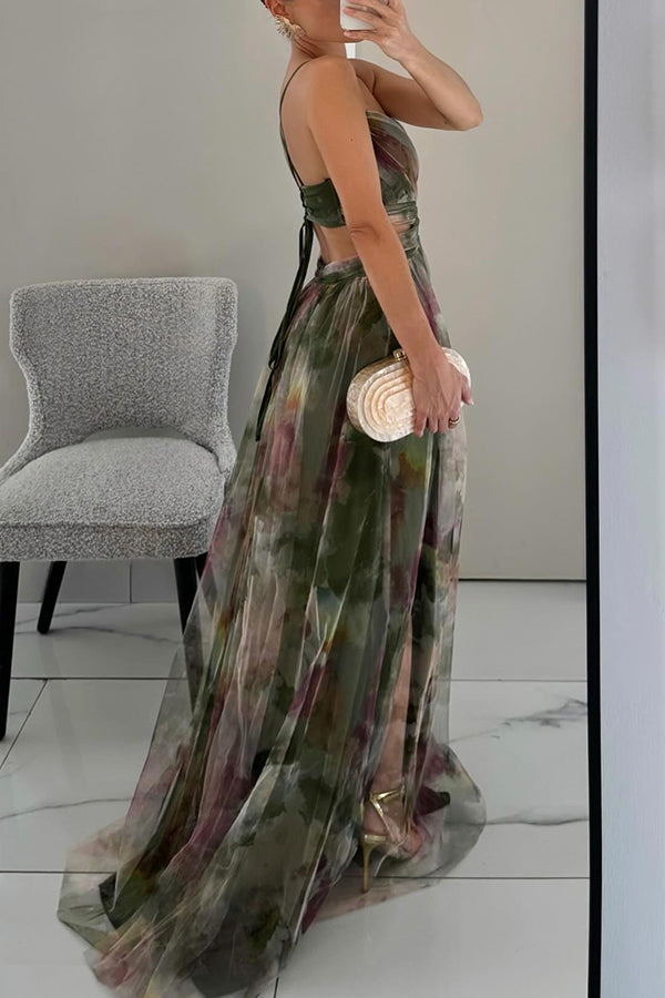 Melisanlyn | Women's Elegant Chic Flowy Evening Dress for Special Events — 2