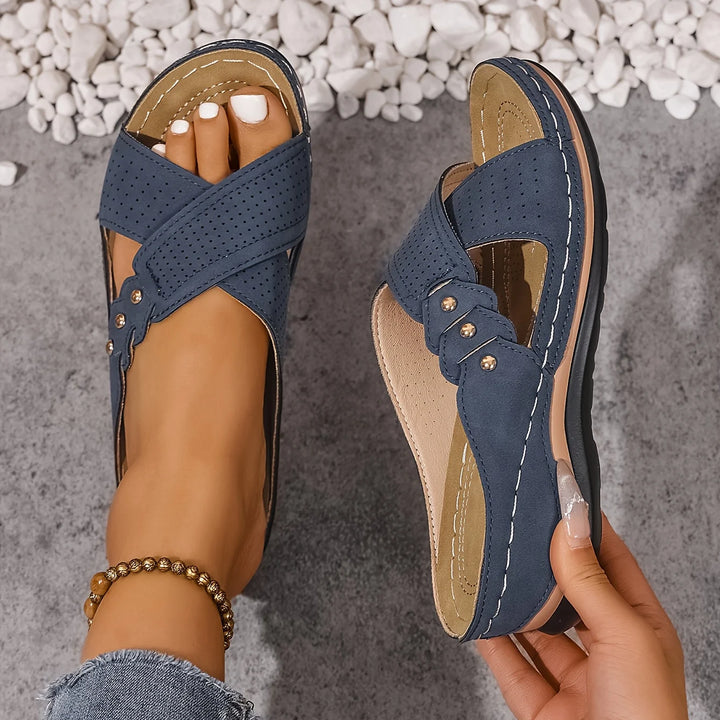 Ninonara | Women's Comfortable Stylish Orthopedic Wedge Sandals — 1