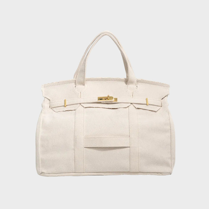 Oriasia | Women's Casual Stretch The Boatkin Top — Linen White