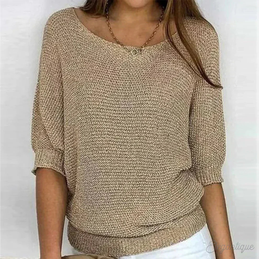 Priscilla | Women's Knit Cozy elegant sweater — 1