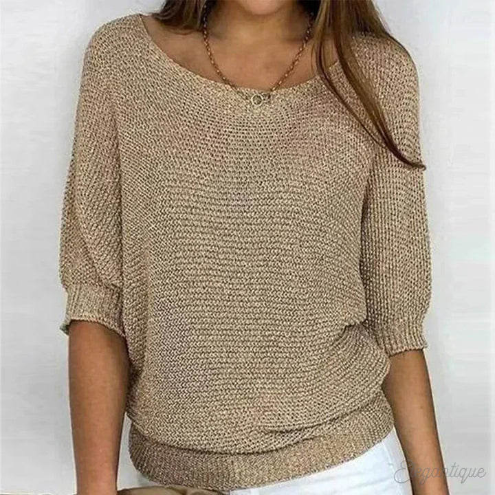 Priscilla | Women's Knit Cozy elegant sweater — 1