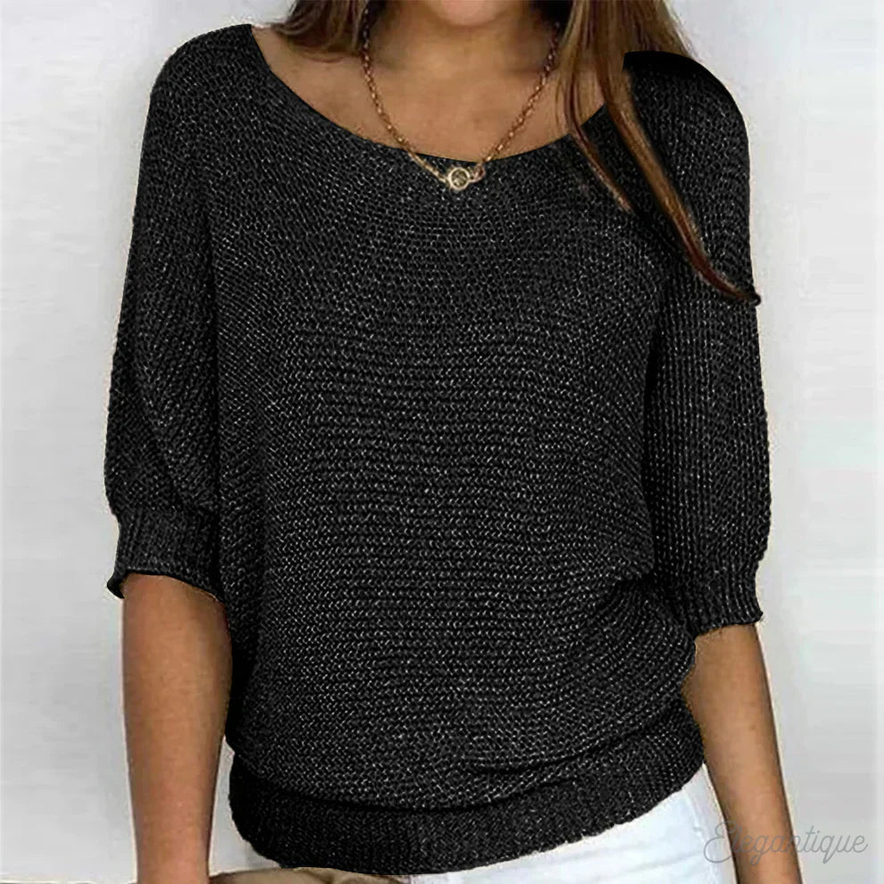 Priscilla | Women's Knit Cozy elegant sweater — 3