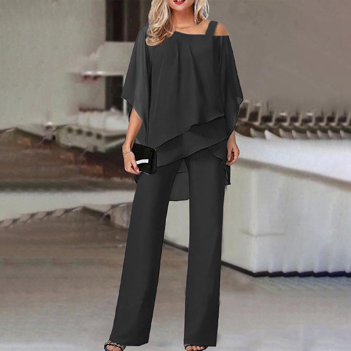 Prynanne | Women's Sophisticated And Glamorous Two Piece Set Dress — 2