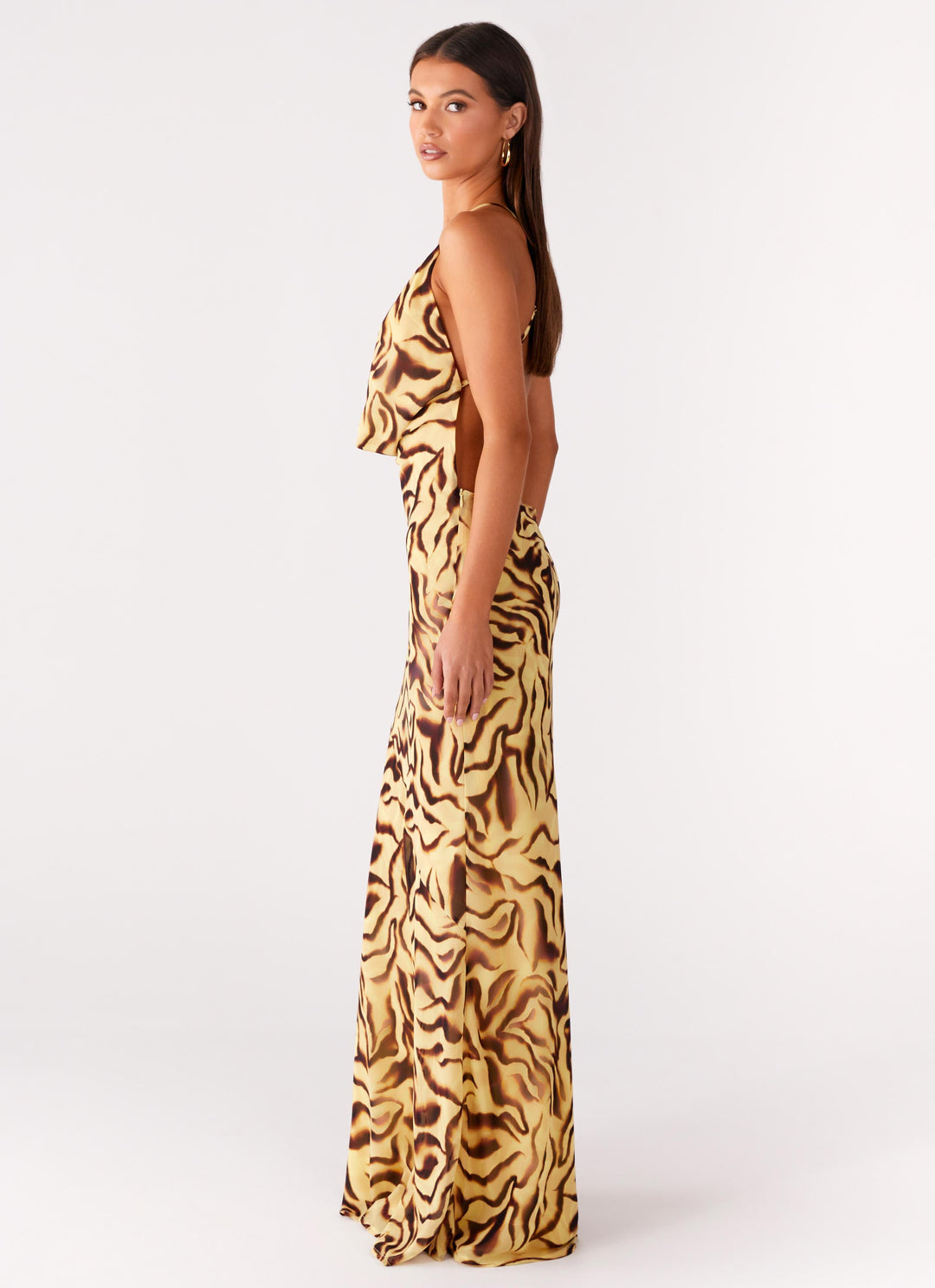 Rilladessa | Women's Elegant Lune Maxi Dress - Laguna Print — 2