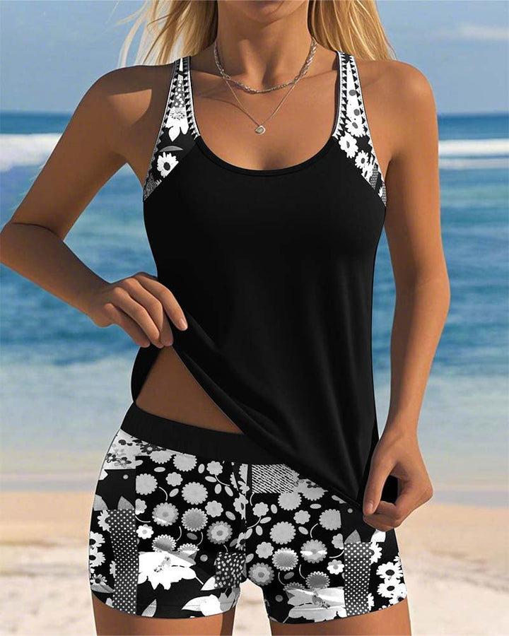 Sableora | Tank & Shorts Two-Piece Swim Set