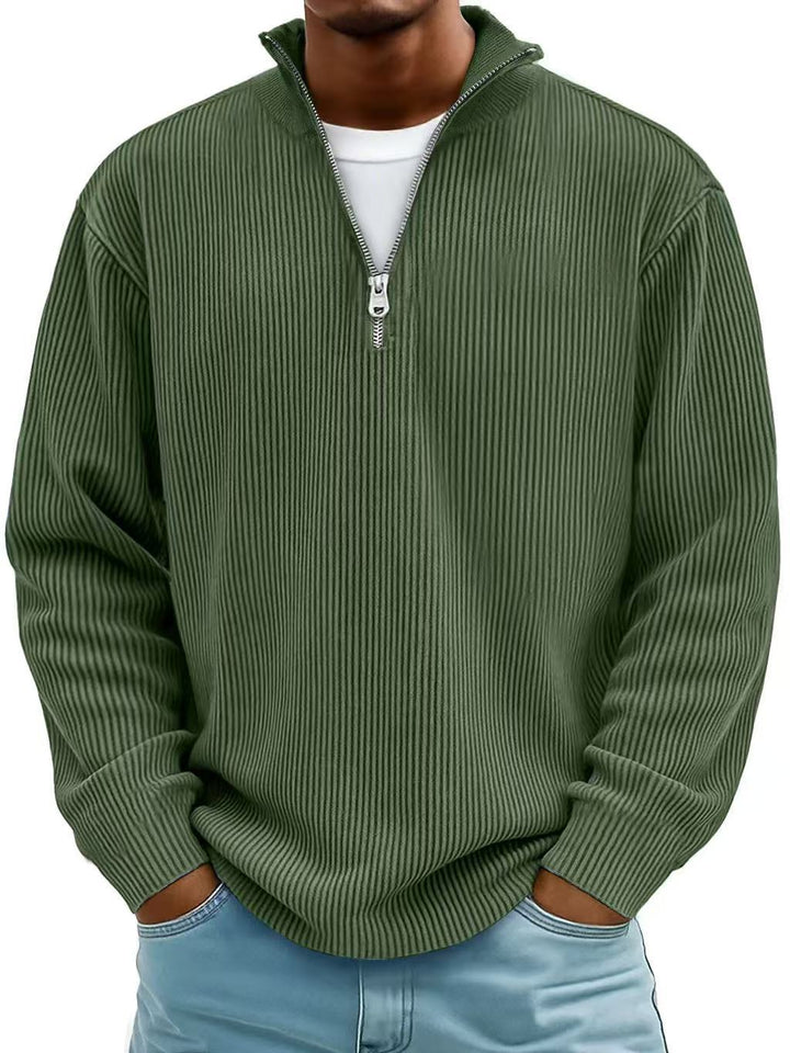 Saskia | Women's Knit Cozy Trendy Style-Pullover Sweaters — Armeegrün