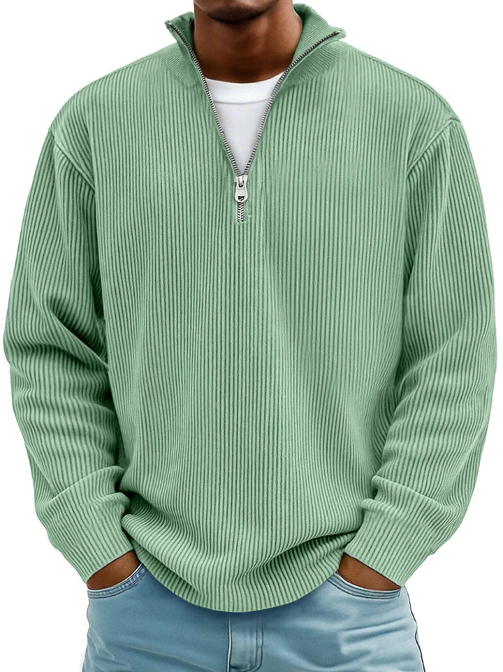 Saskia | Women's Knit Cozy Trendy Style-Pullover Sweaters — Grün
