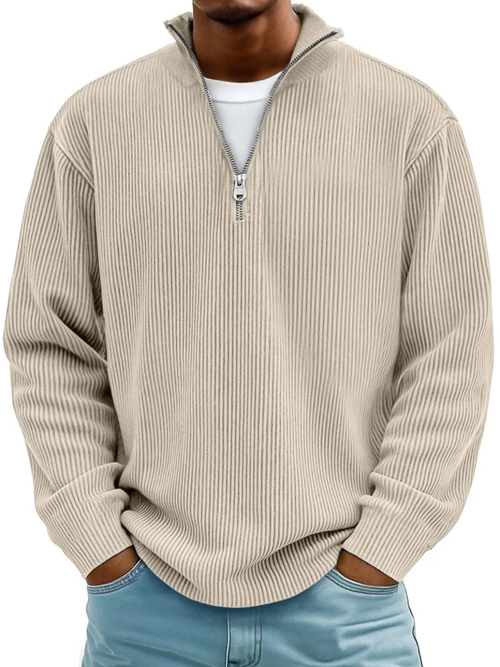 Saskia | Women's Knit Cozy Trendy Style-Pullover Sweaters — Khaki