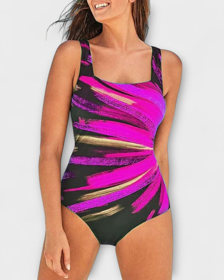 Sololde | Women's Casual Stretch Tidal Glow Swimsuit Top — 2