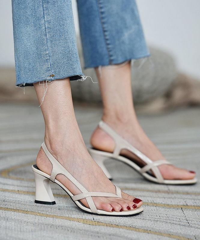 Solwen | Women's Comfortable Peep Sandals — White