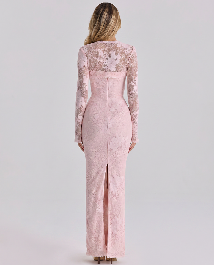 Tindraoura | Women's Elegant Lace Evening Dress Glamour — 2