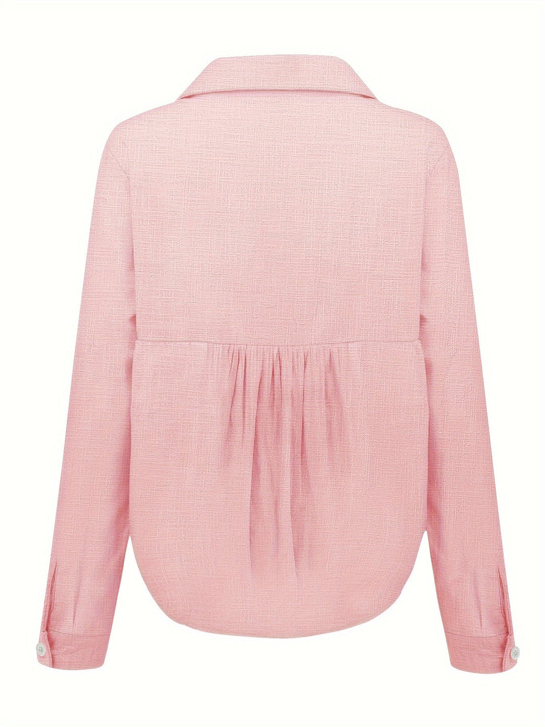 Viendessa | Women's Casual Long Sleeve Linen Shirt — 2