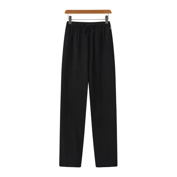 Wrenlise | Women's Wide-Leg Marrakech - Linen Pants — Black