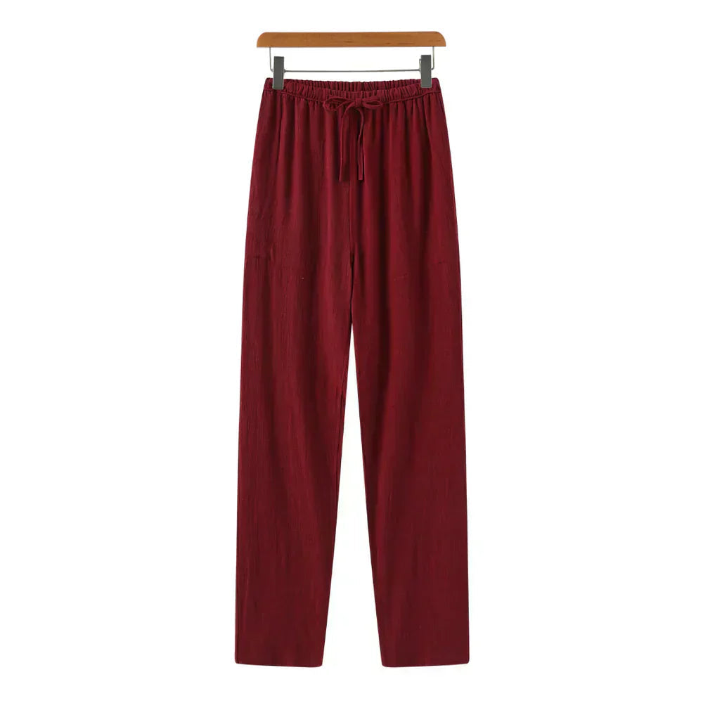Wrenlise | Women's Wide-Leg Marrakech - Linen Pants — Ed