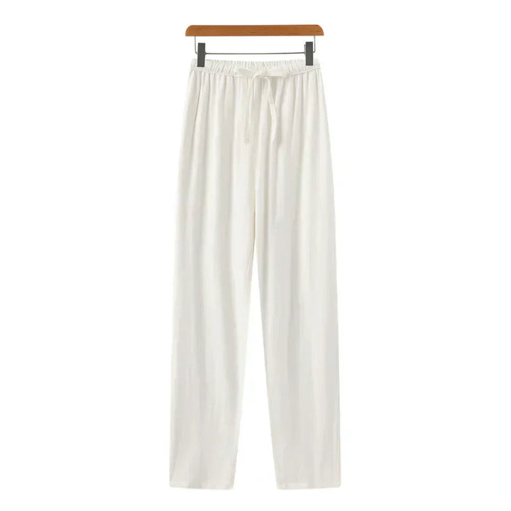 Wrenlise | Women's Wide-Leg Marrakech - Linen Pants — White